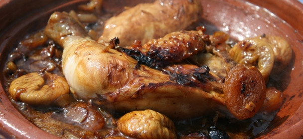 image de la recette Tajine de poulet aux figues