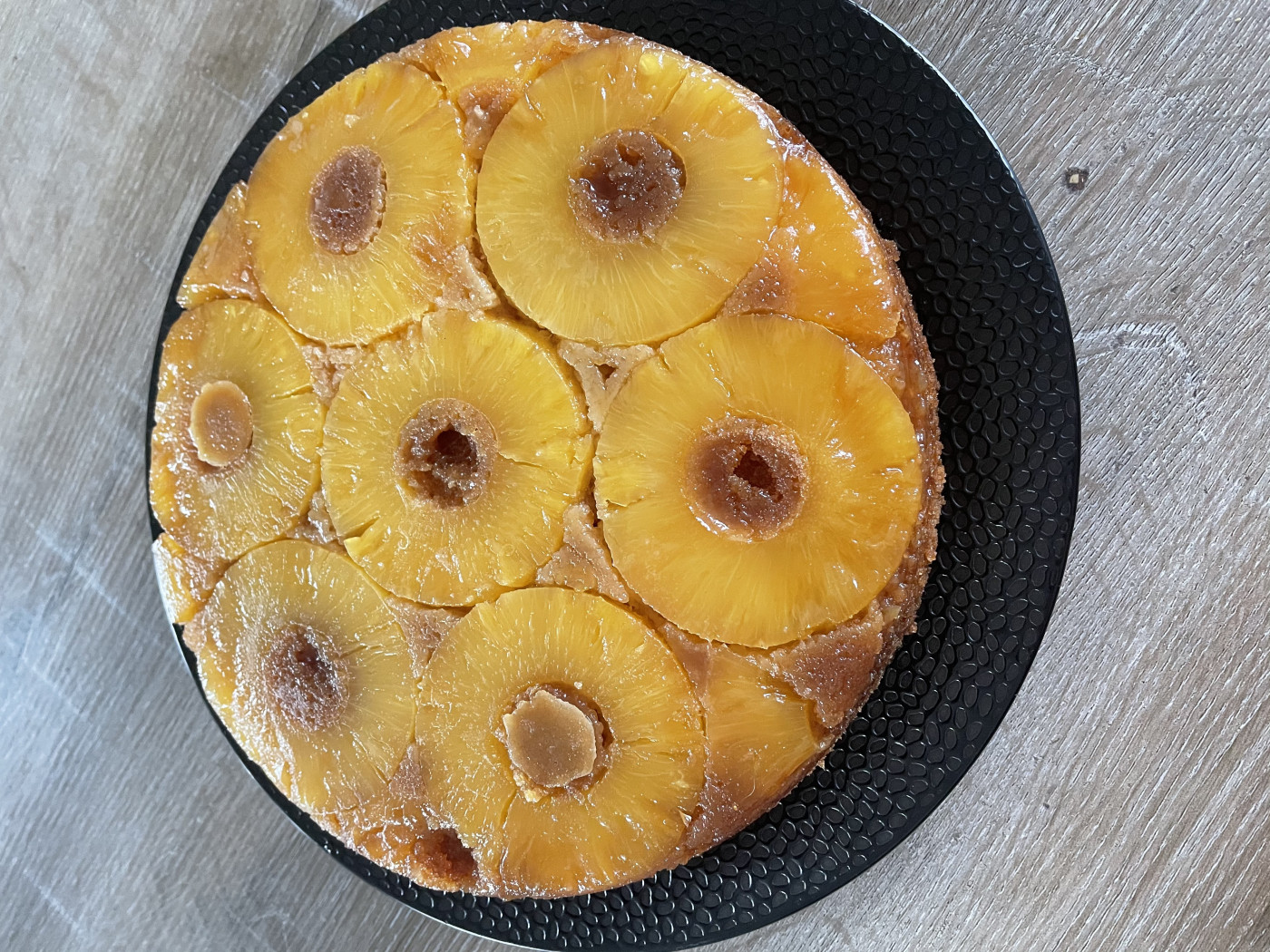 image de la recette Gâteau renversée à l’ananas