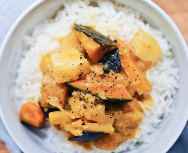 image de la recette Curry de légumes d'hiver 