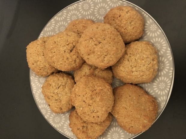image de la recette Cookies flocon d'avoine coco