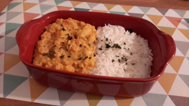 image de la recette Dal de lentilles corailles au curry