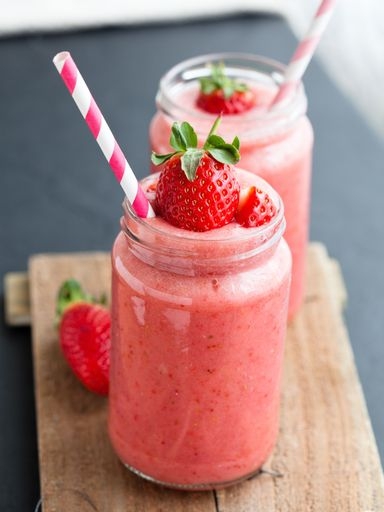 image de la recette Smoothie fraises