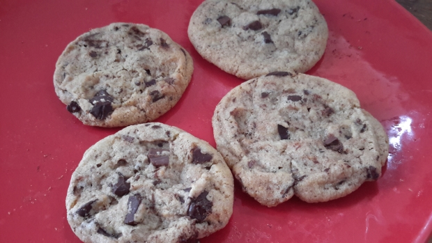 image de la recette Cookies aux 2 chocolats