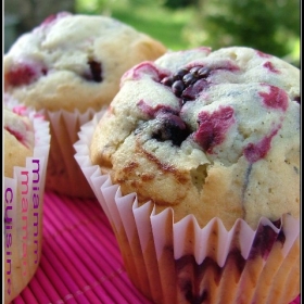 image de la recette Muffins aux fruits rouges