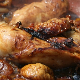 image de la recette Tajine de poulet aux figues