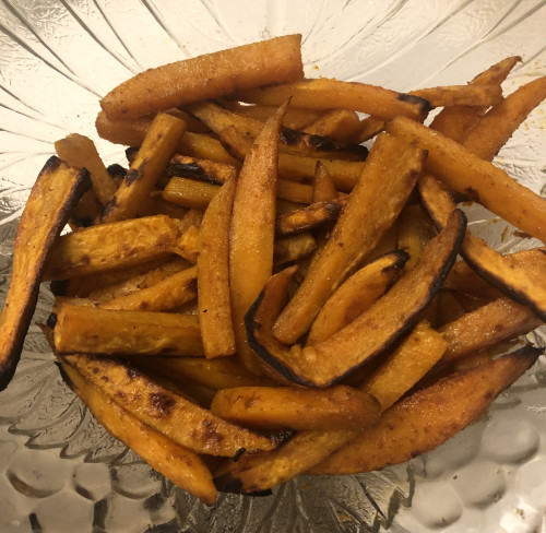 image de la recette Frites de patate douce