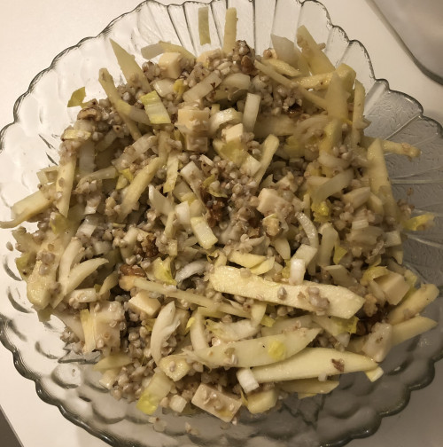 image de la recette Salade de sarrasin aux endives, pommes et céleri