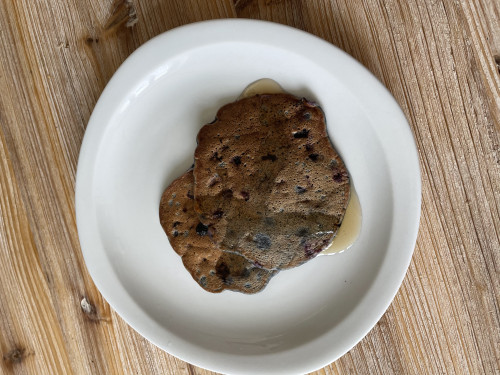 image de la recette Pancake blé noir et myrtilles