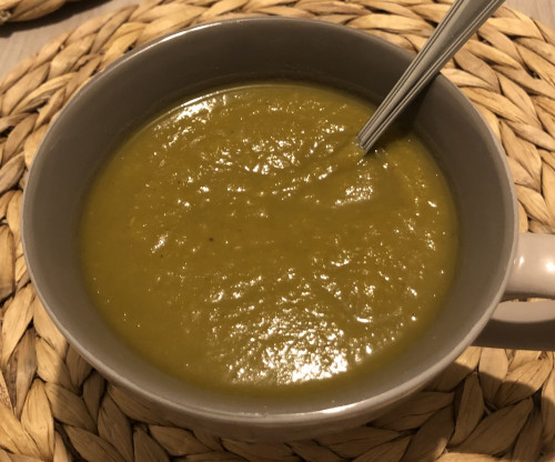 image de la recette Soupe potiron, châtaignes et céleri-rave