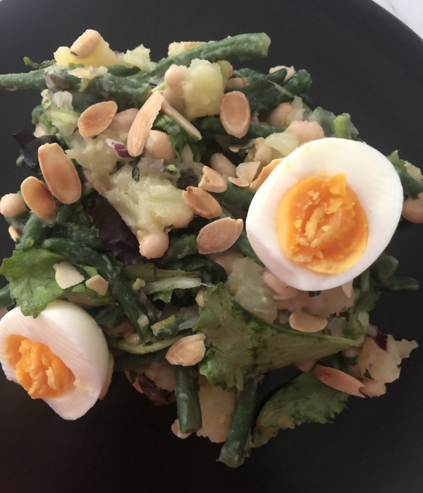 image de la recette Salade de haricots blancs au citron et pommes de terre