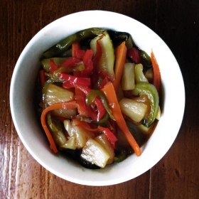 image de la recette Légumes sauce aigre-douce