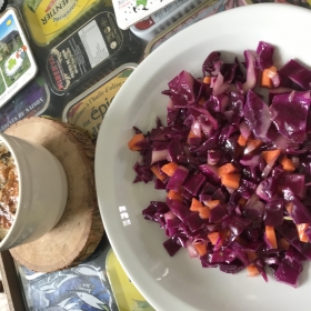 image de la recette Salade de chou rouge