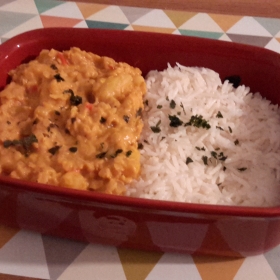 image de la recette Dal de lentilles corailles au curry