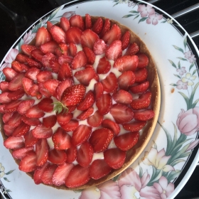 image de la recette Tarte aux fraises