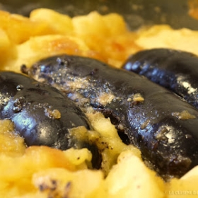 image de la recette Boudin noir aux pommes (four)